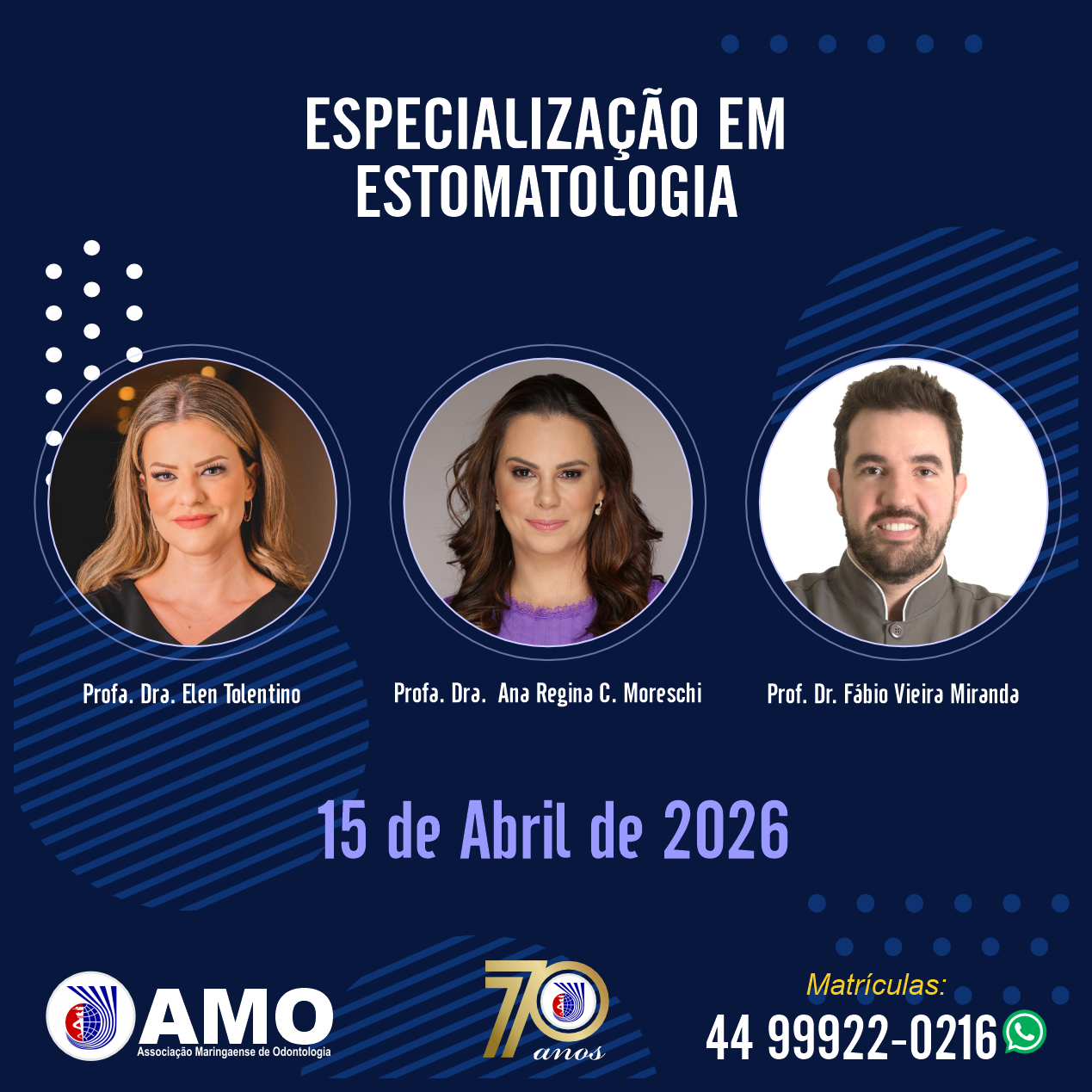 Especialização em Estomatologia